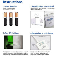Load image into Gallery viewer, The Original Toilet Bowl Night Light Gadget. Motion Sensor Funny LED Novelty Bathroom Accessory. Gifts for Mothers Day Fathers Day Christmas. Birthday Presents. Cool Fun Gift for Men Women Dad