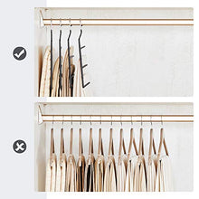 Load image into Gallery viewer, SONGMICS Trousers Hangers, 5-Bar Clothes Hangers, Set of 4, Space-Saving, Open-Ended, Non-Slip Trousers Organisers for Jeans Towels Scarves, Black CRI034B02