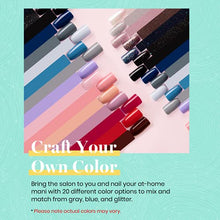 Load image into Gallery viewer, Beetles 20 Pcs Gel Nail Polish Kit, Modern Muse Collection Soak off Nail Gel Polish Nude Gray Nail Polish Pink Blue Glitter Gel Polish Starter Kit with Glossy & Matte Top Coat and Base Coat Christmas