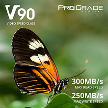 Load image into Gallery viewer, SD UHS-II 128GB Card V90 –Up to 250MB/s Write Speed and 300 MB/s Read Speed | For Professional Vloggers, Filmmakers, Photographers & Content Curators – By Prograde Digital