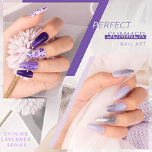 Load image into Gallery viewer, Perfect Summer Lavender Gel Nail Polish Set - Pastel Nude Purple Colour Gel Polish Set UV LED Soak Off Nail Salon Set Varnish Manicure, 8ml each