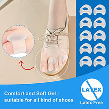 Load image into Gallery viewer, Gel Toe Separators, Pinky Toe Protector Spreader Small Silicone Toe Spacers, Cushions for Curled Overlapping Separate Toe Correct(Translucency Colour)