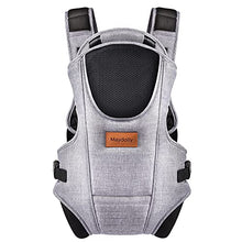 Load image into Gallery viewer, Maydolly Baby Carrier Infant to Toddler (3-14 Months) Soft Carrier Back Carriers Fashion Light Grey