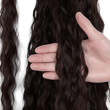 Load image into Gallery viewer, DODOING Kinky Curly Wrap Around Yaki Ponytail Extension Long Wavy Synthetic Hair Extensions Clip in Ponytail for Women Beauty and Fashion