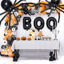 Load image into Gallery viewer, WINAROI Halloween Balloon Arch Garland Kit, Halloween Theme Balloons Decor Kit with Black Orange Confetti Balloons, Eye Ball Balloons Spider Web for Halloween Party Decor Indoor Kids Gifts Toy