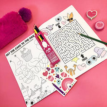 Load image into Gallery viewer, Tinc Activity Pack for Kids | Girls & Boys | Puzzles, Colouring, Wordsearch | Stationery Travel Set | Pink, one size, ACTBMAPK