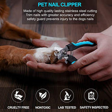 Load image into Gallery viewer, Candure Dog Nail Clippers for Large, Medium and Small Breed Professional Pet Nail Clipper Suitable for Cats, Rabbits and Guinea Pigs With Safety Lock and Protective Guard to Avoid Over Cutting (6")