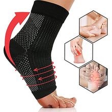 Load image into Gallery viewer, Dr Sock Soothers Heelsium Instant Pain Relief Socks (3 Pairs) for Plantar Fasciitis Achilles Ankle, Anti Fatigue Compression Foot Sleeves with Arch Support for Men and Women (S/M, White)