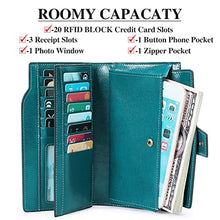 Load image into Gallery viewer, SENDEFN Ladies Purse,Large Capacity Genuine Leather Women's Wallet
