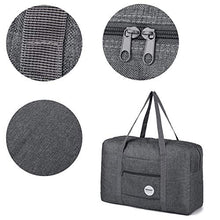 Load image into Gallery viewer, WANDF Foldable Travel Duffel Bag Luggage Sports Gym Water Resistant Nylon