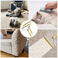 Load image into Gallery viewer, Lint Roller for Carpet,Lint Remover,Lint Removers for Clothes Bobble Remover Pet Hair Fuzz Debobbler Clothes Shaver Portable Reusable Fabric Shaver for Sweater Coat Carpet Scraper No Fluff Fur (Blue)