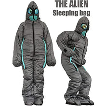 Load image into Gallery viewer, YLWJ Sleeping Bag with Arms and Legs Camping 0 Degree Sleeping Bag Wearable Lightweight Waterproof Warm & Cold Weather - 5℃/5℃ for Adults & Kids