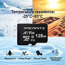 Load image into Gallery viewer, ARCANITE 128GB microSDXC Memory Card with Adapter - A1, UHS-I U3, V30, 4K, C10, Micro SD, Optimal read speeds up to 90 MB/s