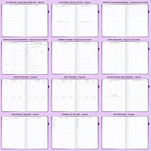 Load image into Gallery viewer, Clever Fox Budget Planner Pro – Financial Organizer + Cash Envelopes. Monthly Finance Journal, Expense Tracker & Personal Account Book, Undated, 18cm x 25cm – Purple