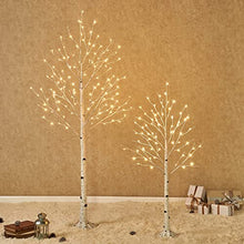 Load image into Gallery viewer, Hairui Pre Lit White Birch Tree 4FT 72 LED for Easter Christmas Holiday Party Festival Decorations Plug in