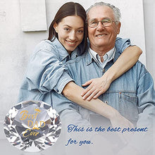 Load image into Gallery viewer, Birthday Gifts for Dad, Etched Golden Saying with Best Dad Ever Gifts, Gifts for Father's Day Desk Ornament Decorations for Daddy from Daughter and Son
