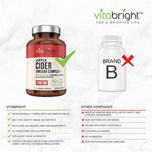 Load image into Gallery viewer, Apple Cider Vinegar Capsules with Pro and Prebiotics, Turmeric, Ginger and Cayenne Pepper – 180 Vegan Capsules - 1300mg per Serving - Raw & Unfiltered – Keto Diet Friendly – Made in The UK