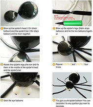 Load image into Gallery viewer, Conleke Halloween Balloon Garland Arch kit 175 Pieces with Halloween Spider Web Black Orange Gray Balloons Spider Balloons for Halloween Day Party Decorations