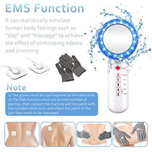 Load image into Gallery viewer, Cellulite Massager 6 in 1 Ultrasonic Massager with RF EMS Ion Red Blue Light for Women Skin Care and Skin Tightening