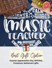 Load image into Gallery viewer, Music Teacher Appreciation Gifts Bed Flannel Fleece Plush Blankets, Thank You Presents for Women Friends, Retirement Leaving (50"x 65")