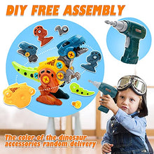 Load image into Gallery viewer, Dreamon Take Apart Dinosaur Toys for Kids with Storage Box Electric Drill, DIY Construction Build Set Educational STEM Gifts for Boys Girls