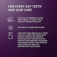 Load image into Gallery viewer, PRESIDENT Exclusive Medium Toothbrush -- Cleans and Removes Plaque, Tartar and Staining to Prevent Cavities -- 6 MIL (Purple/Multicolour)
