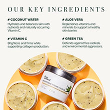 Load image into Gallery viewer, Vitamin C Face Polish Scrub, Exfoliating Facial Cleanser with Green Tea, Coconut Water, and Aloe Vera for Brightening and Anti Aging