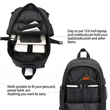 Load image into Gallery viewer, Anti-Theft Laptop Backpack,Business Travel Backpack Bag with USB Charging Port Lock,Water Resistant College School Computer Rucksack Work Backpack for Mens Womens Fits 15.6 Inch Laptop-Black