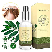 Load image into Gallery viewer, Natural Hair Growth Oil with Caffeine and Biotin - Hari Growth Serum For Stronger, Thicker, Longer Hair, 1.7 oz (1 Pack)