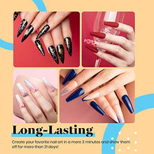 Load image into Gallery viewer, Beetles 12 Colors Gel Nail Polish Starter Kit with UV Light 48W LED Nail Lamp Cure Base Top Coat Gel Nude Gray Pink Blue Gel Polish Glitter Powder Nail Art Rhinestone Gems DIY Manicure Gift for Women