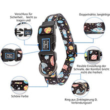 Load image into Gallery viewer, Roses&Poetry Dog Collar With Colourful Star Patterns,Adjustable Durable Puppy Collars for Small Medium Large Dogs(Star-L)