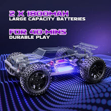 Load image into Gallery viewer, DEERC 200E Large Brushless RC Cars for Adults 1:10 RC Trucks,60 KM/H High Speed 2021 Upgraded Remote Control Car,Extra Shell LED Headlight All Terrain Off Road Monster Truck for Boys,2 Battery 40+ Min
