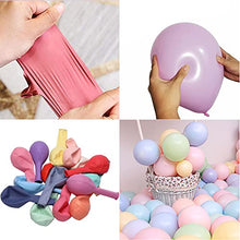 Load image into Gallery viewer, OEMG 150pcs Macaron Balloons 12 10 5 Inch Pastel Rainbow Eco Latex Balloon Pack for Romantic Wedding Kids Unicorn Birthday Baby Shower Party Decorations DIY Arch Garland