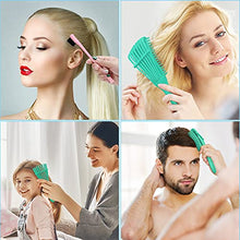 Load image into Gallery viewer, Detangling Hairbrush For Natural Curly - Afro Hair 3a To 4c,Wet And Dry Hair Comb scalp Massager Detangler Brush Set afro Hair Products Gift For Women (Green)