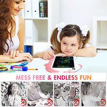 Load image into Gallery viewer, Unicorn LCD Writing Tablet for Kids, 8.5 Inch Doodle Scribbler Pad with Stylus,Painting Board, Magic Board, Birthday Gifts, Drawing Board Educational Toys for 3+ Years Old Boy Girl, Pink