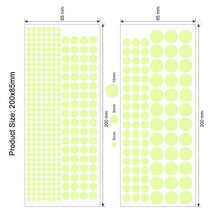 Load image into Gallery viewer, Konsait Glow In The Dark Stickers, 435pcs Luminous Dots Stars and Moon Wall Stickers DIY Wall Decal Murals for Nursery Baby Kids Bedroom Living Room Decoration