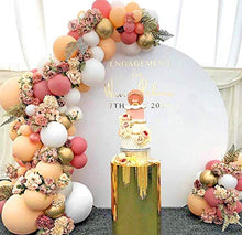 Load image into Gallery viewer, Oopat DIY Retro Dusty Pink and Blush Balloon Garland Kit for Girls Baby Shower Bridal Shower Garden Themed Birthday Party Decoration