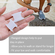 Load image into Gallery viewer, Sumiwish Flanged Toe Spacer, Bunion Corrector (Mixed Size), Silicone Toe Separators to Fight Bunion, Overlapping Toe | L & S Size - The Better Choice |