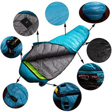 Load image into Gallery viewer, LMR Outdoors Ultralight Mummy Down Sleeping Bag for camping with Compression Sack