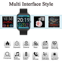 Load image into Gallery viewer, Rinsmola Smart Watch for Men Women, Fitness Watch 1.4" Full Touch Screen, Fitness Tracker with Heart Rate Sleep Monitor Step Calorie Counter, IP67 Waterproof Smartwatch for iOS Android Phone