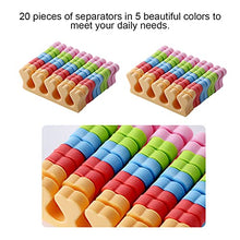 Load image into Gallery viewer, 20 Pcs Toe Separators Finger Separators, Soft Sponge Toe Separator for Painting Nails, Toe Nail Separator, Toes Separators Pedicure, Toe Finger Dividers for Women Nail Art Pedicure Manicure