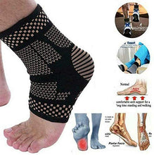 Load image into Gallery viewer, 6 Pairs dr Sock Soothers Socks Anti Fatigue, Vita Wear Copper Infused Magnetic Foot Support Compression Sock (6*Skin, L/XL)