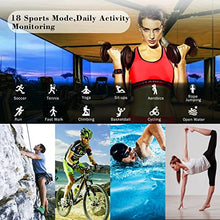 Load image into Gallery viewer, Smart Watch,HiFiT Fitness Watch 1.69" Touch Screen Fitness trackers with Heart Rate Sleep Monitor,IP68 Waterproof Smart watch 18 sport modes sport watch for iOS Android,Smart Watch for Men Women