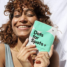 Load image into Gallery viewer, Dots for Spots Pimple Patches – 1 Pack of 24, Vegan, Cruelty-Free, Hydrocolloid Acne Stickers