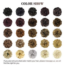 Load image into Gallery viewer, BARSDAR Synthetic Hair Bun Extensions Messy Hair Scrunchies Hair Pieces for Women Hair Donut Updo Ponytail- Light Golden Brown & Medium Blonde
