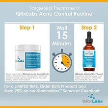 Load image into Gallery viewer, Glycolic/Salicylic Acid 10/2 Acne Control Pads With 10% Ultra Pure Glycolic Acid + 2% Salicylic Acid, Allantoin, Vitamins B5, C & E, Calendula & Green Tea - Most Effective Acne Treatment - Clear Skin