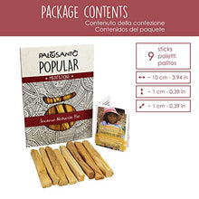 Load image into Gallery viewer, PALOSANTO - Palo Santo Sticks Popular Ayabaca - 9 Sticks - Palo Santo Wood Wild Harvested & Sustainably Sourced in Perù - Natural Incense Stick for Cleansing, Meditation and Stress Relief