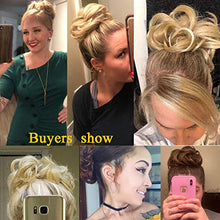 Load image into Gallery viewer, DODOING 2PCS Updo Hairpiece Messy Hair Bun Extensions Chignons Hair Hair Scrunchie Scrunchy