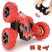 Load image into Gallery viewer, SZJJX Remote Control Car Truck 4WD RC Stunt Car 2.4Ghz Double Sided Rotating 360° Flips 7.5Mph Racing Vehicles, Kids Toy Cars Gift for Boys & Girls Birthday (Battery Not Included)
