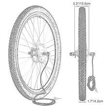 Load image into Gallery viewer, Viribus 48V 1000W 26" Electric Bikes Conversion Kit Rear Wheel E-Bike Conversion Kit Hub Motor Electric Bike Wheel Conversion Kit